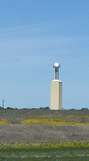 radio tower in Carl's Corner, Texas
